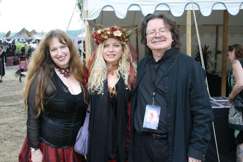 Priscilla Hernandez with Brian and Wendy Froud